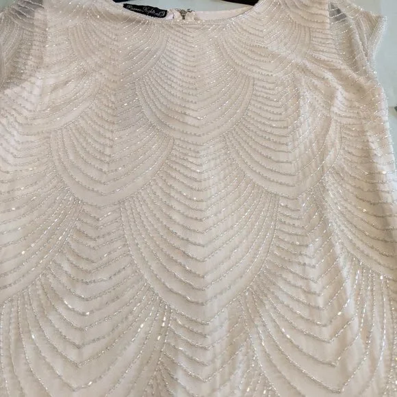 Nordstrom Pisanno Nights | Dresses | Size 6 Beaded Silk Shell Dress |  Poshmark